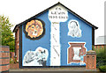 J3574 : CS Lewis mural, Ballymacarrett, Belfast by Albert Bridge