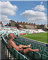 TQ3077 : Watching cricket at The Oval by John Sutton