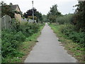 Footpath - viewed from Ridings Lane