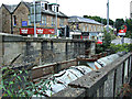 Water supply pipe at Bearsden railway station