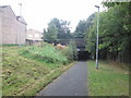 Foot/cyclepath passes under Halifax Old Road