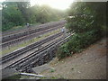 Railway lines by Mapesbury Road