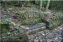 NT0776 : Stone Bench by Anne Burgess