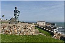 SH5186 : Statue to Coxswain Richard Evans by Ian Capper