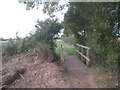 Footbridge on the path from Fiskerton to Reepham