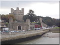 TQ7468 : Rochester: the castle and the river by Chris Downer