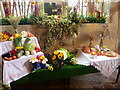 TQ8438 : Flower festival at All Saints Church, Biddenden by Marathon