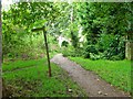 Public footpath, Upper Beeding