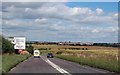 A345 approaching roundabout at Stock Bottom