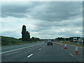 M62 westbound near Hensall Ranges