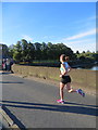 SJ4065 : MBNA Chester Marathon 2013 - #31 on the Old Dee Bridge by John S Turner