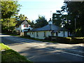 Dorking Road (B2032):  Castle Lodge and The White Lodge