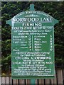 TQ3369 : Old Notice Board, South Norwood Lake by Robin Drayton