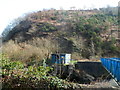 Steep hillside rising from the Afan valley south of Cwmavon