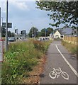 Cycle path by the A361