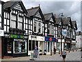 Northwich - shops opposite Meadow Street junction with Witton Street