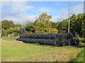 Silage bales, Saucher