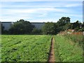 Corner of a field and bridleway, Spennells, Kidderminster
