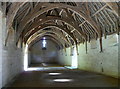 ST8260 : The interior of the tithe barn by Humphrey Bolton