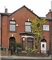 Ivy-clad terraced house