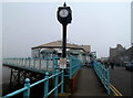 SS6387 : Clock near Mumbles Pier by Jaggery