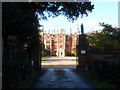 Taplow Court through the gate