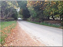 NH5762 : Road near Lemlair by Steven Brown