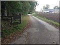 Farm road to Mains of Foulis