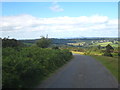 The road across Lynch Common