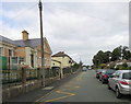 Old Chirk Road passes Weston Rhyn Primary School