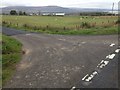 Road junction near Skelbo Muir