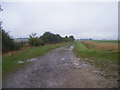 Farm track heading east off Bourne Road