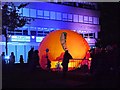 SD8010 : Pumpkin Storytelling Pod, Bury Library Gardens on Light Night by David Dixon