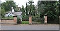 The main gate and principal lodge of Dundarave House, Bushmills