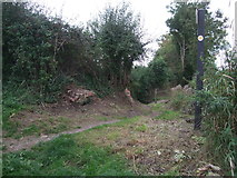 SU0881 : Remains of Woodshaw Bridge, Wilts & Berks Canal, near Royal Wootton Bassett by Vieve Forward
