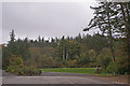 NG2548 : Dunvegan Castle car park by Richard Dorrell