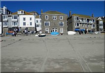 SW5140 : St. Ives harbour side by Steve  Fareham