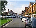 Marlow: view toward the High Street from the Causeway