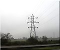 SP2881 : Electricity Pylons near Pickford Farm by Anthony Parkes