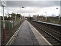 NS6668 : Stepps railway station, North Lanarkshire by Nigel Thompson