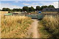 The Icknield Way runs to the sewage works