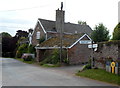 Signpost at a road junction in Dorstone