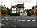 Signs at the junction of Wrekin Road and Holyhead Road, Wellington