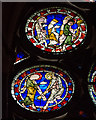 SK9771 : Segments H13-14,  Dean's Eye Window, Lincoln Cathedral by Julian P Guffogg
