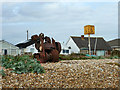 Winch on the shingle, Pagham