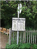 TM0733 : Old Pre-Worboys Sign by Keith Evans