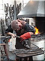 SK2625 : Claymills Victorian pumping Station - blacksmith by Chris Allen