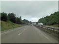 M54 approaches Shackerly Lane overbridge