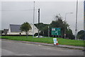 SN2715 : Road sign on the A477 by N Chadwick