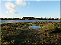 Flooded pits by Neat Holme Road